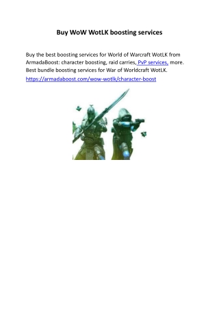 Buy-WoW-WotLK-boosting-services