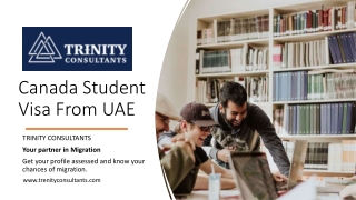 Canada Student Visa From UAE_