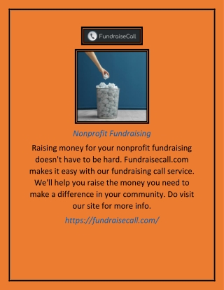 Nonprofit Fundraising