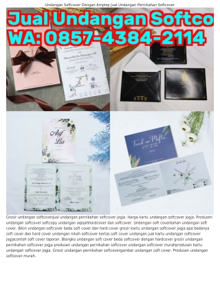 0857~ㄐЗ8ㄐ~ᒿ11ㄐ (WA) Bahan Undangan Soft Cover Cara Membuat Undangan Khitan Di Mi