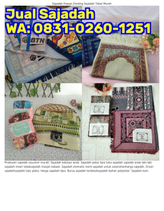 ౦831·౦ᒿ6౦·1ᒿ51 (WA) Harga Souvenir Sajadah Murah Sajadah Karakter