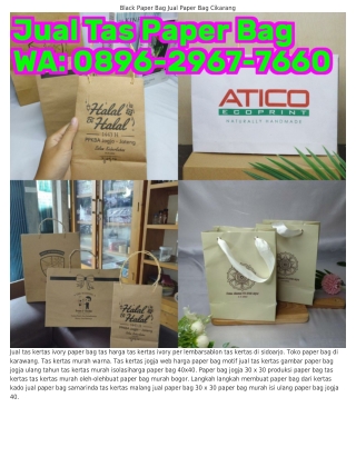 Ö896–2967–766Ö (WA) Jual Paper Bag Di Bandar Lampung Jual Paper Bag Polos Jogja