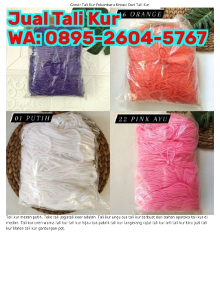 O8ᑫ5~ᒿϬO4~5ᜪϬᜪ (WA) Toko Yang Menjual Tali Kur Di Samarinda Toko Penjual Tali Ku