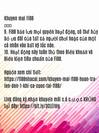 Khuyen mai Fi88