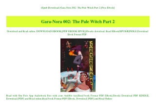 (Epub Download) Gara-Nora 002 The Pale Witch Part 2 [Free Ebook]