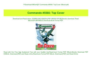 Download EBOoK@ Commando #5566 Top Cover (Ebook pdf)