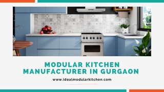 Modular Kitchen Manufacturer in Gurgaon