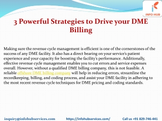 3 Powerful Strategies to Drive your DME Billing