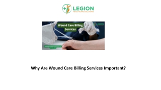 Why Are Wound Care Billing Services Important