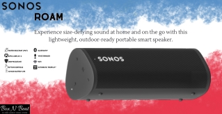 Sonos Roam Portable Wireless Waterproof Speaker