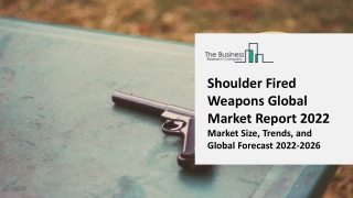 Shoulder Fired Weapons Market 2022-2031: Outlook, Growth, And Demand