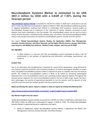 Neurofeedback Systems Market