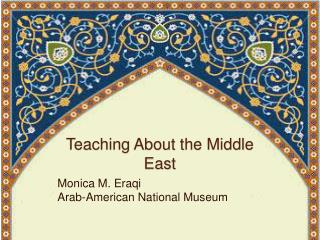 Teaching About the Middle East