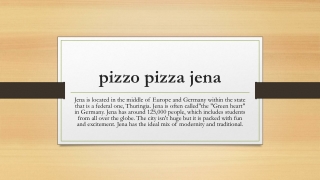 pizzo pizza jena