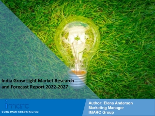 India Grow Light Market PDF: Report, Share, Size, Trends, Forecast by 2027