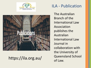 ILA - Publications