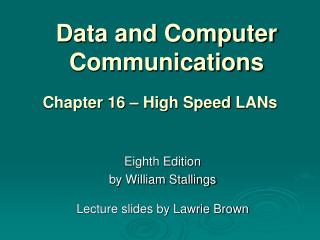 Data and Computer Communications