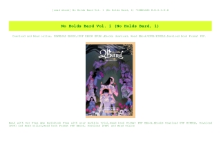 [read ebook] No Holds Bard Vol. 1 (No Holds Bard  1) ^DOWNLOAD E.B.O.O.K.#