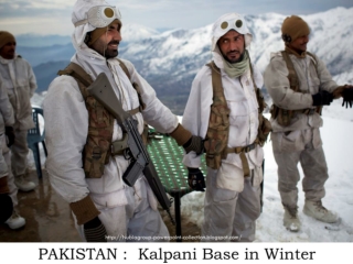 PAKISTAN - Kalpani base in Winter