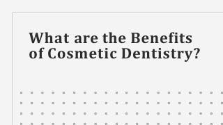 What are the Benefits of Cosmetic Dentistry - Triton Dental