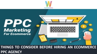 Things to Consider Before Hiring An Ecommerce PPC Agency