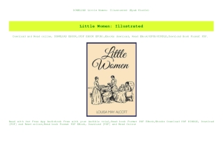 DOWNLOAD  Little Women Illustrated (Epub Kindle)