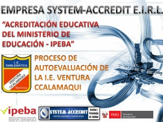 Colegio Ventura Ccalamaqui en Proceso de Autoevaluación