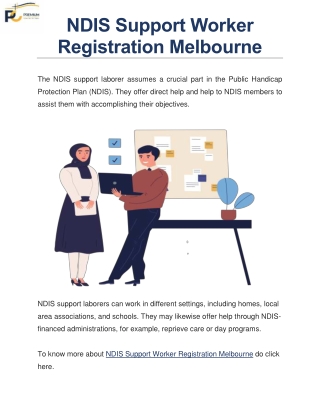 NDIS Support Worker Registration Melbourne