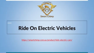 Ride On Electric Vehicles