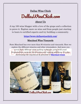 Maryland Wine