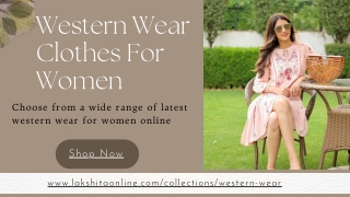Shop Western Wear Dresses For Women | Lakshita