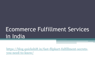 Fast Flipkart Fulfillment Secrets You Need To Know