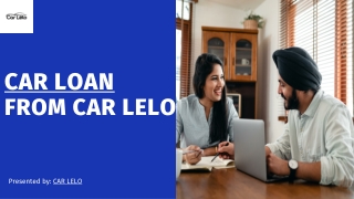 Car Loan From Car Lelo