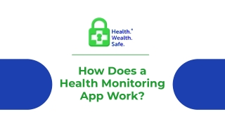 How Does a Health Monitoring App Work