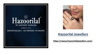 Hazoorilal