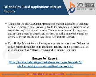 Oil and Gas Cloud Applications Market