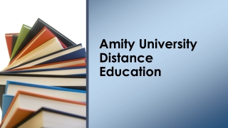 Amity University Distance Education