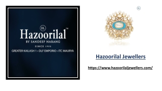 Hazoorilal