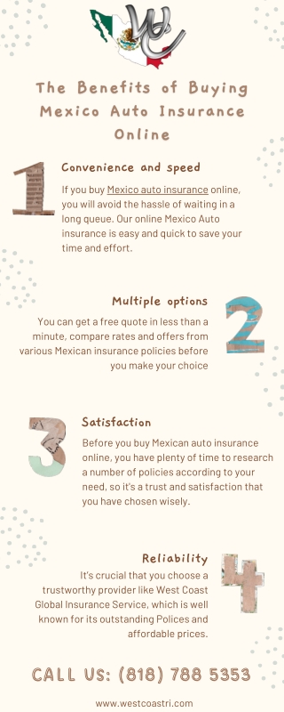 The Benefits of Buying Mexico Auto Insurance Online