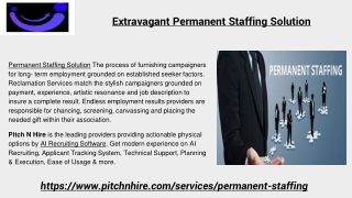 Extravagant Permanent Staffing Solution