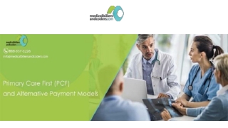 Primary Care First (PCF) and Alternative Payment Models