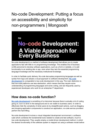 _No-code Development _ Mongoosh