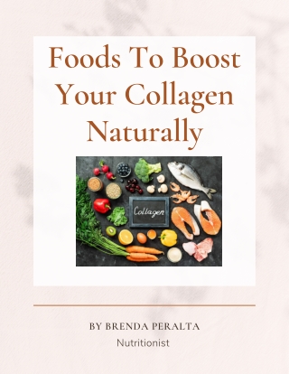 Foods To Boost Your Collagen Naturally pdf