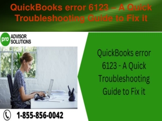 QuickBooks error 6123 A Quick Troubleshooting Guide to Fix it