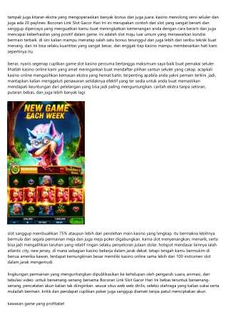12 Bocoran Link Slot Gacor Hari Ini Vegas Cuma-cuma Online