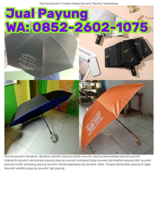 O85ᒿ.ᒿ6Oᒿ.lOᜪ5 (WA) Souvenir Pernikahan Payung Lipat Payung Keraton Solo