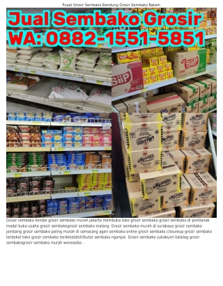 O88ᒿ-I55I-585I (WA) Belanja Grosir Sembako Berapa Modal Usaha Grosir Sembako