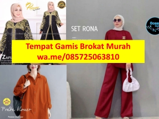 Tempat Gamis Brokat 085725063810