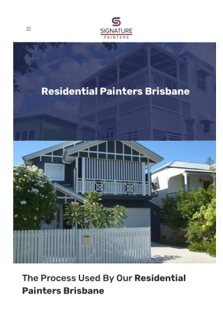 Residential Painters Brisbane