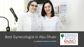 Best Gynecologist in Abu Dhabi